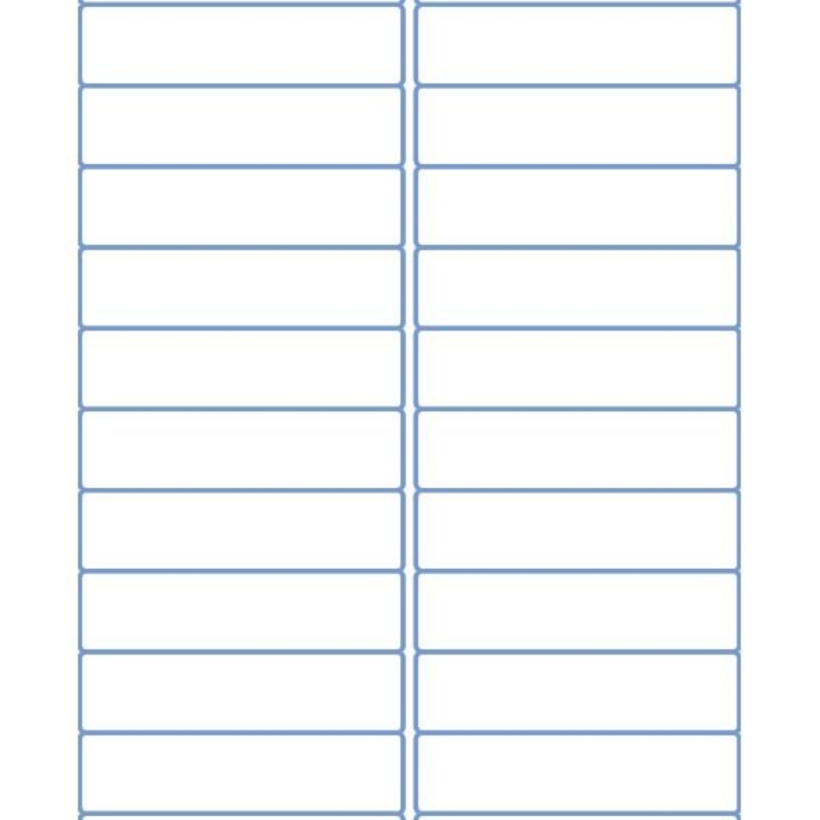 Picture of Compatible 5161 Address Labels (1" x 4") (100 sheets per pack)