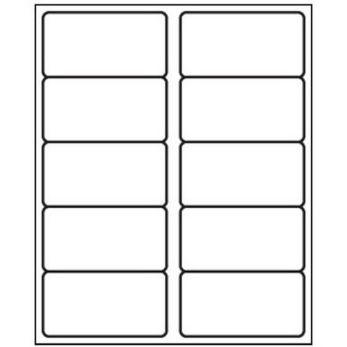 Picture of Compatible 5163 Shipping Labels (2" x 4") (100 sheets per pack)