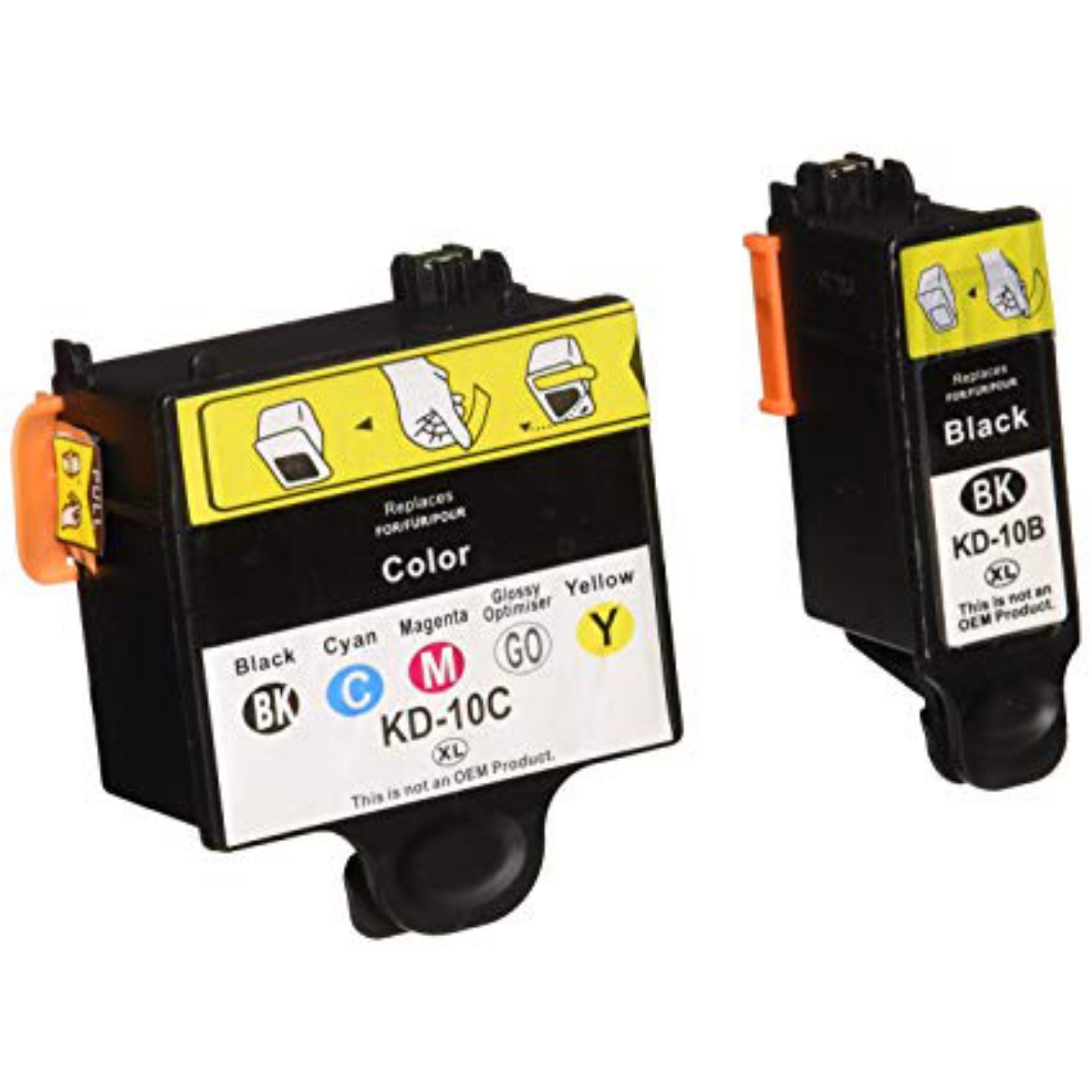 Picture of Value Bundle 8237216, 3949922 (Kodak 10XL) High Yield Black, Color Ink Cartridges (7 pack)